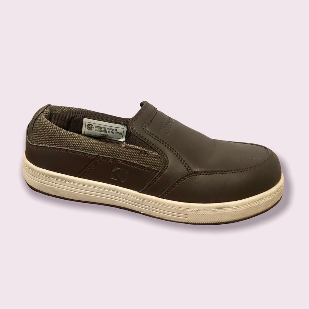 Dakota Men's Steel Toe Steel Plate Street Sport Slip On Safety Shoe size 8 1/2